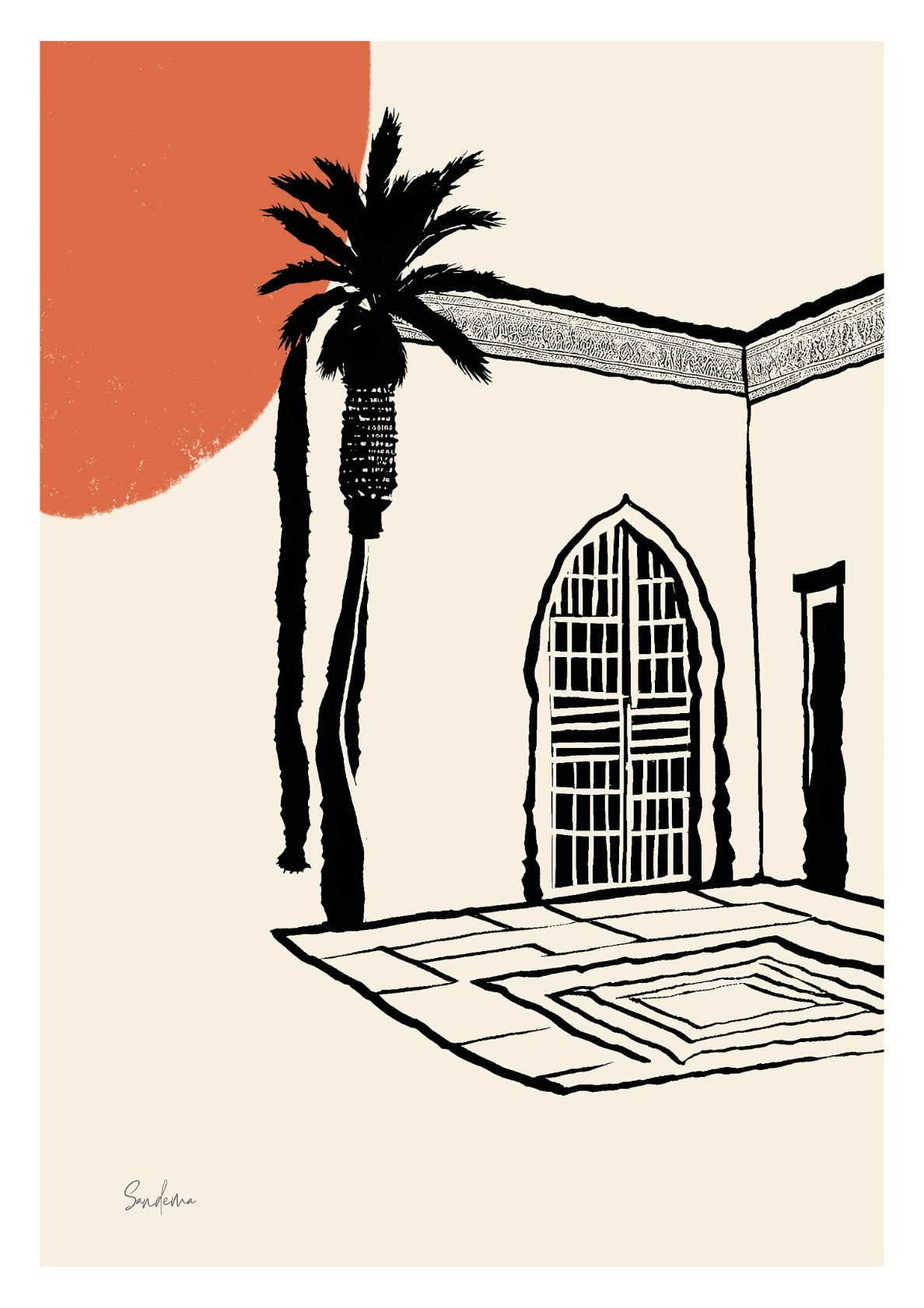 Sunset in Casablanca