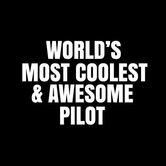 World's most coolest and awesome pilot