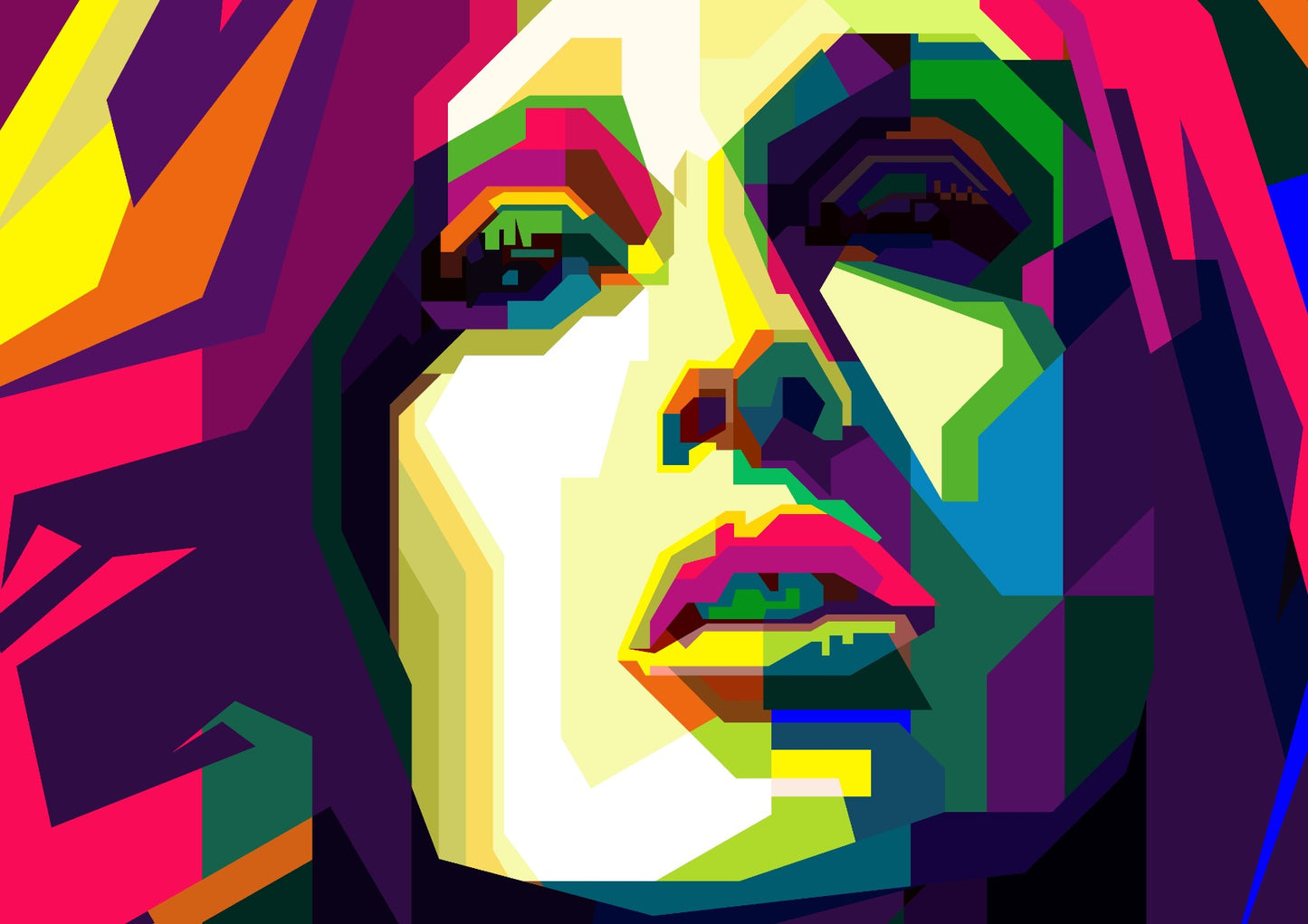 Julianne Moore Film Actress Pop Art WPAP