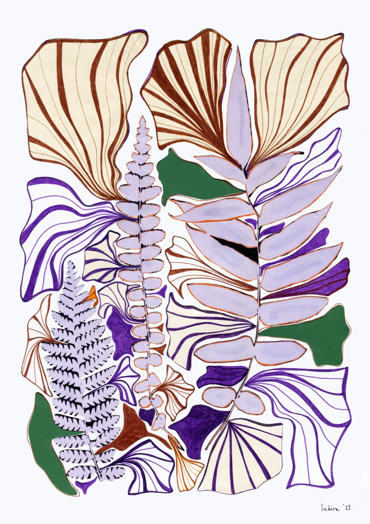 One pink oleander in a flower pot