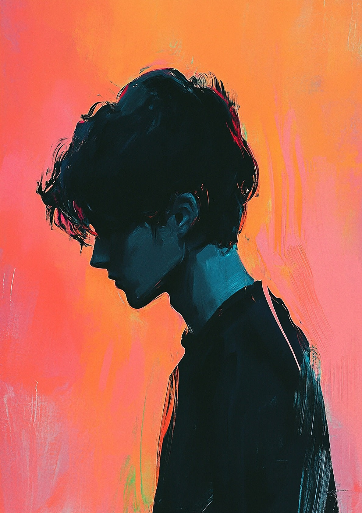 Portrait Of A Man Oil Painting Art Print