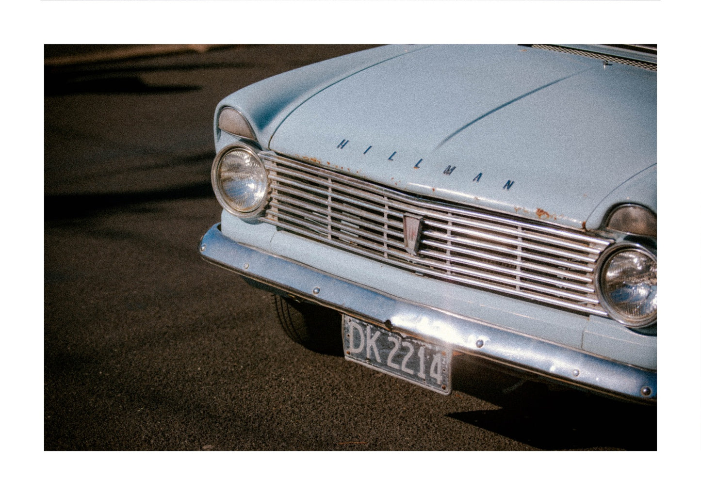 Car in the street, New Zealand
