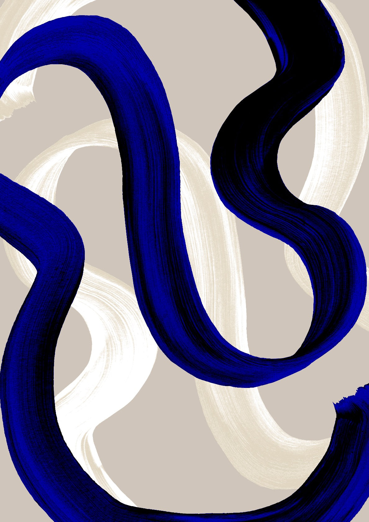 Abstract Brush Strokes 80