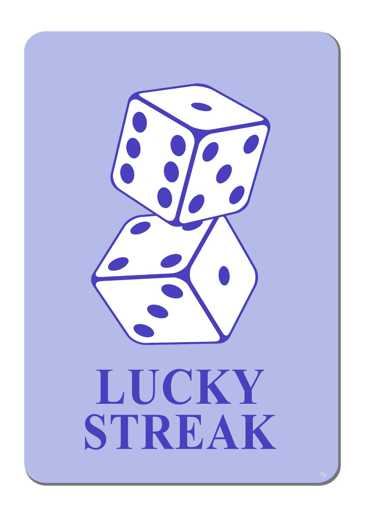 Blue Lucky Streak Dices