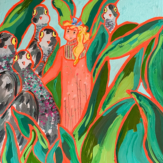 (Willingly) captured by pigeons