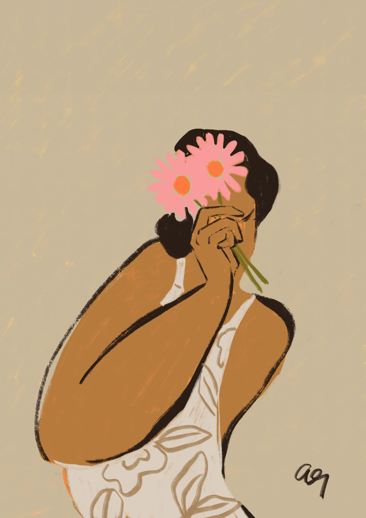 Flower Tinted Glasses