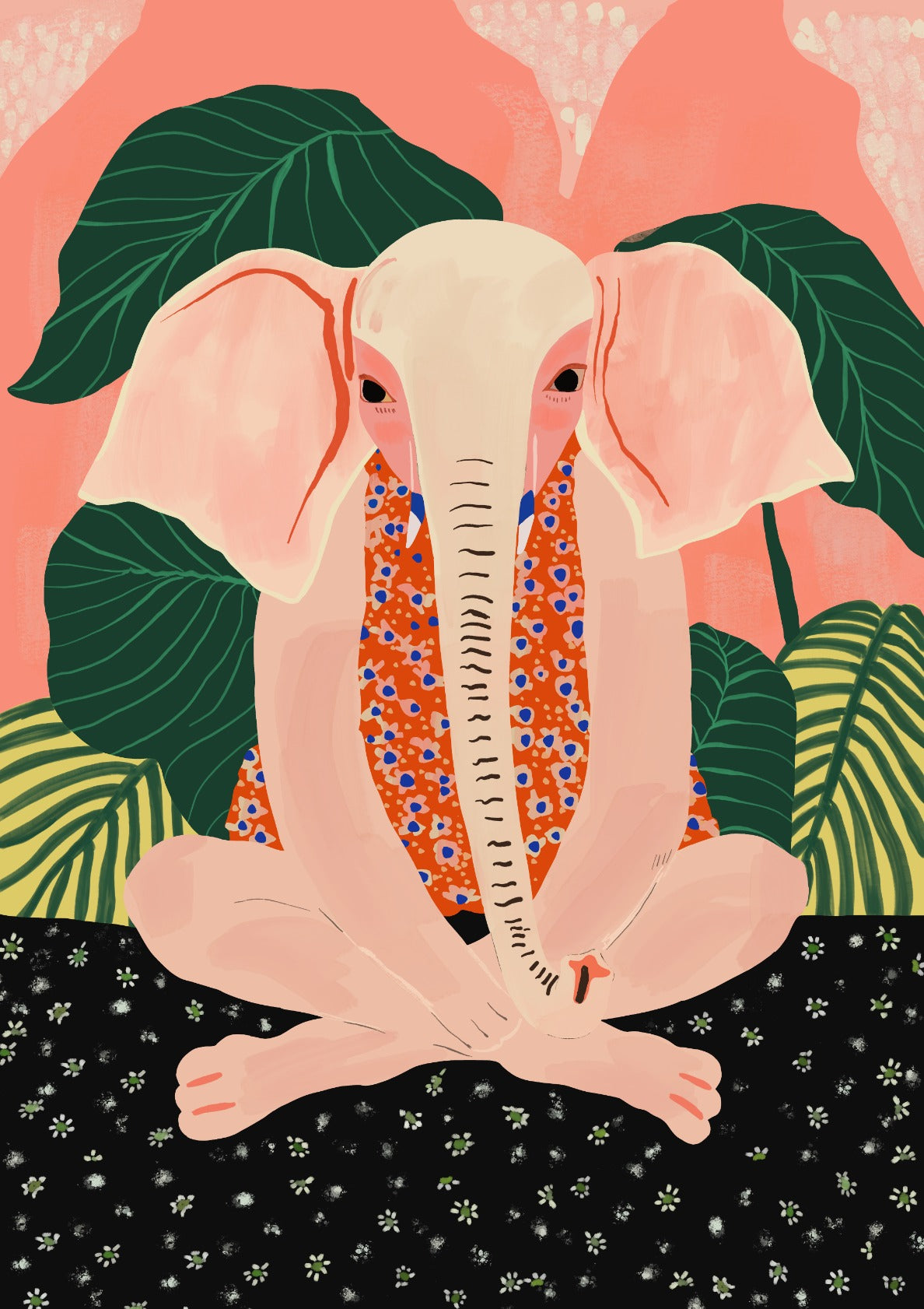 Yoga Meditating Elephant