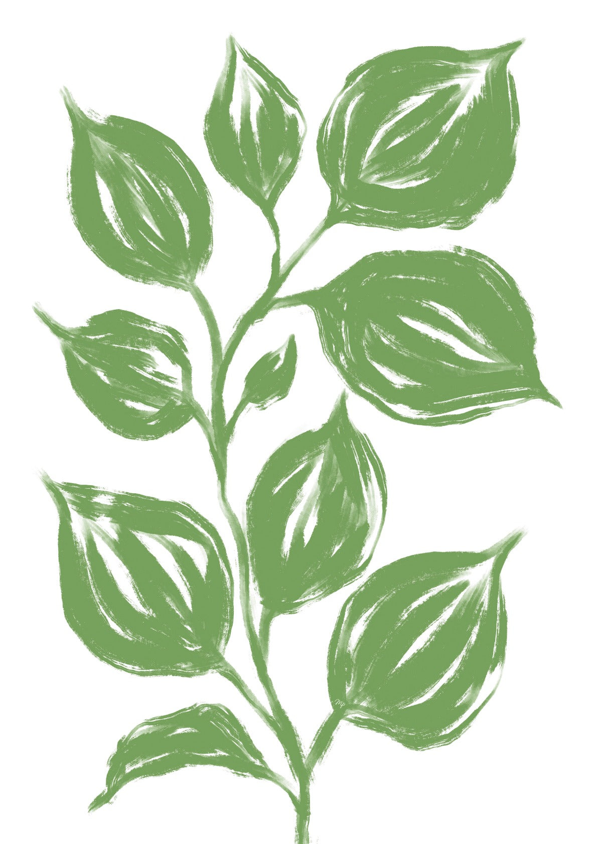 Big green leaves