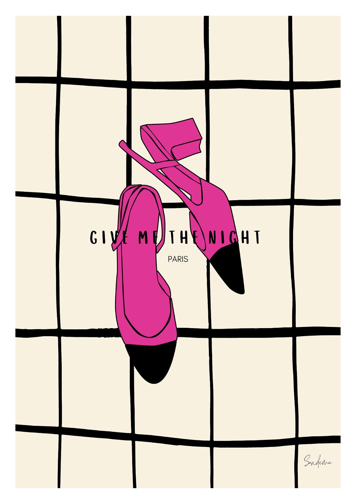 Vernissage, Paris (Fuschia)