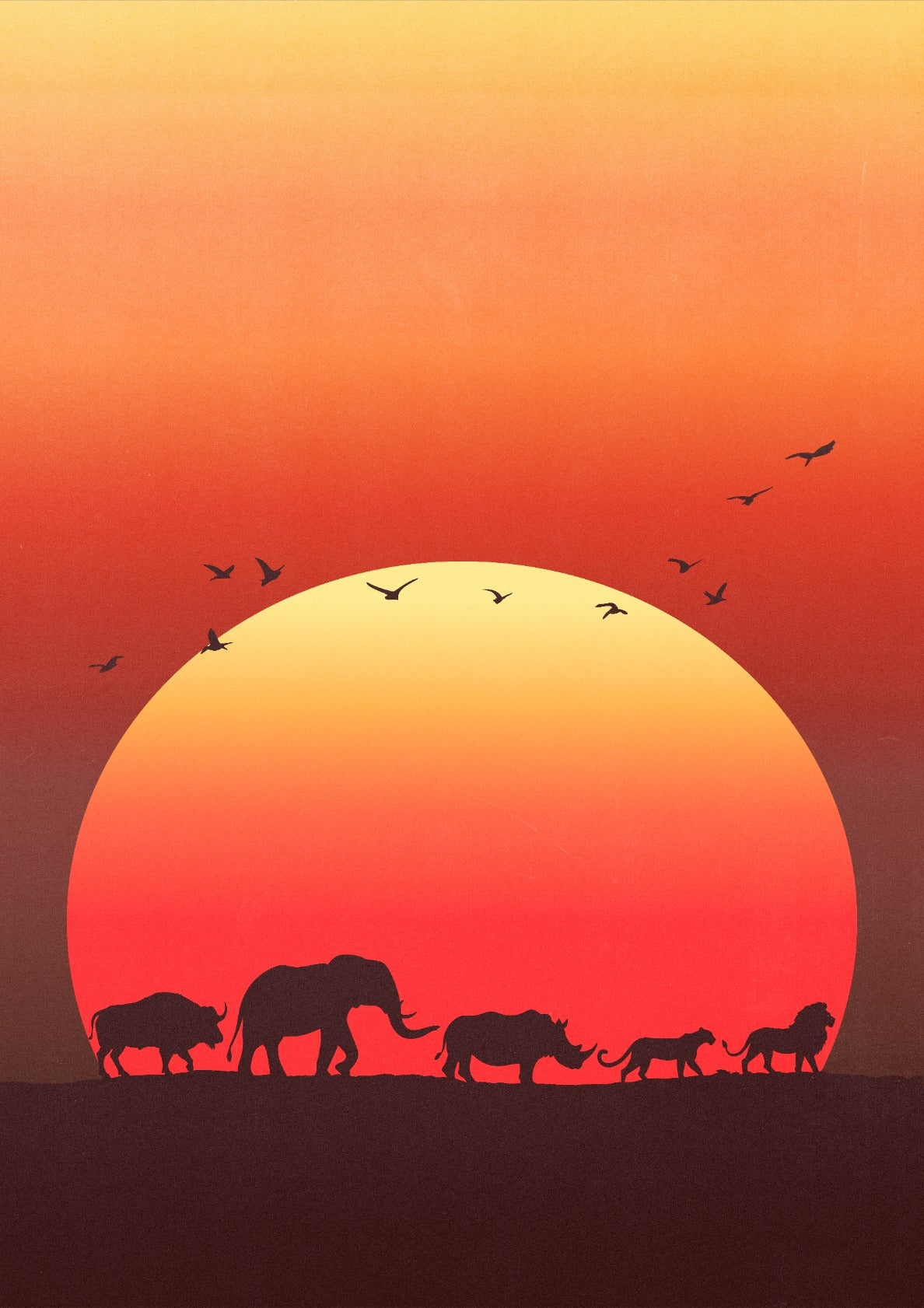 Savannah at Dusk: The Big Five