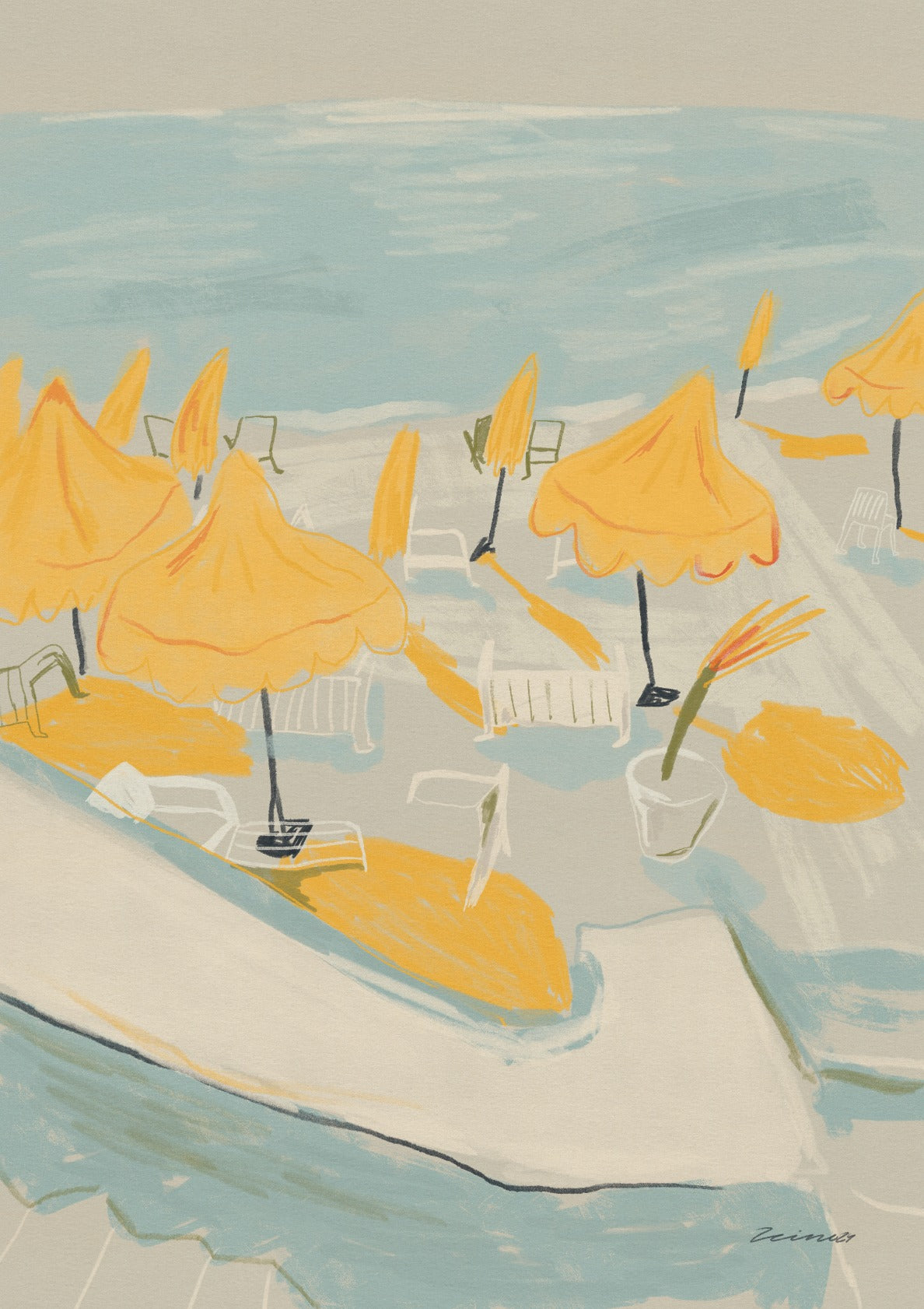 First One At The Beach