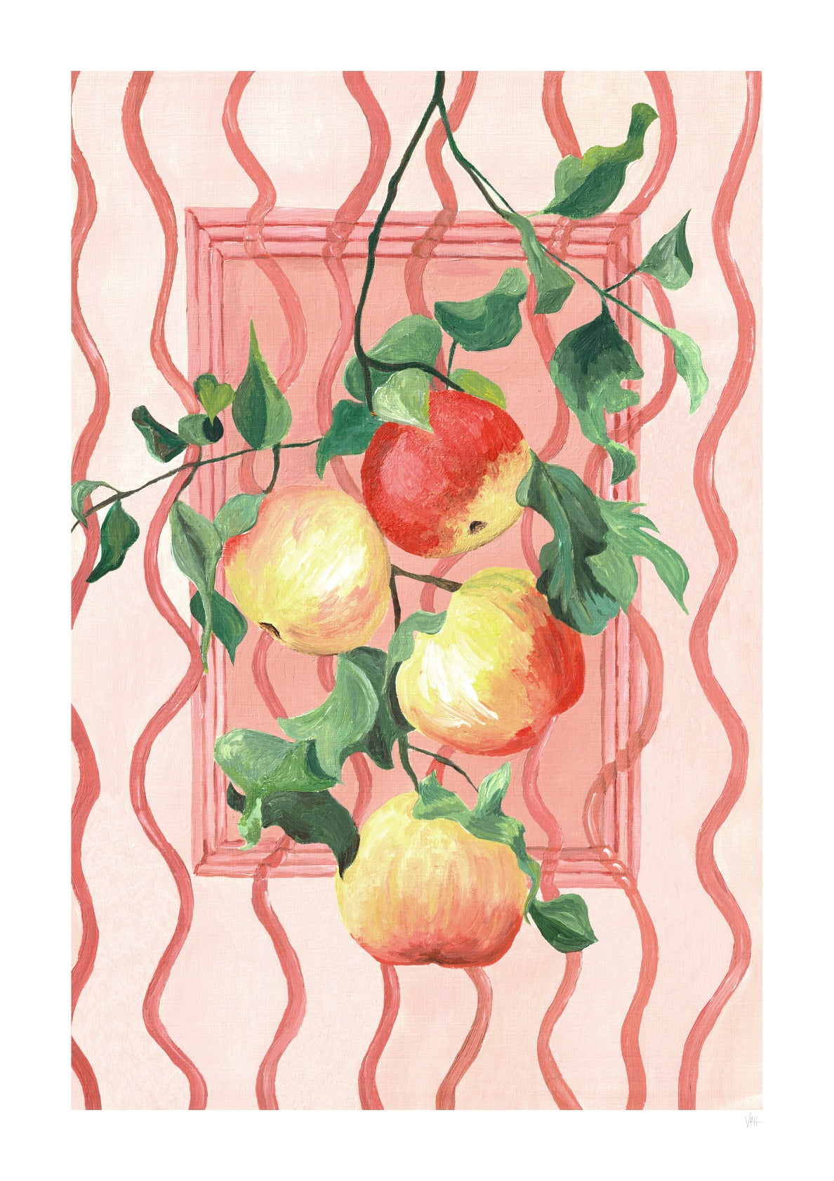 Vintage Apples Kitchen Print
