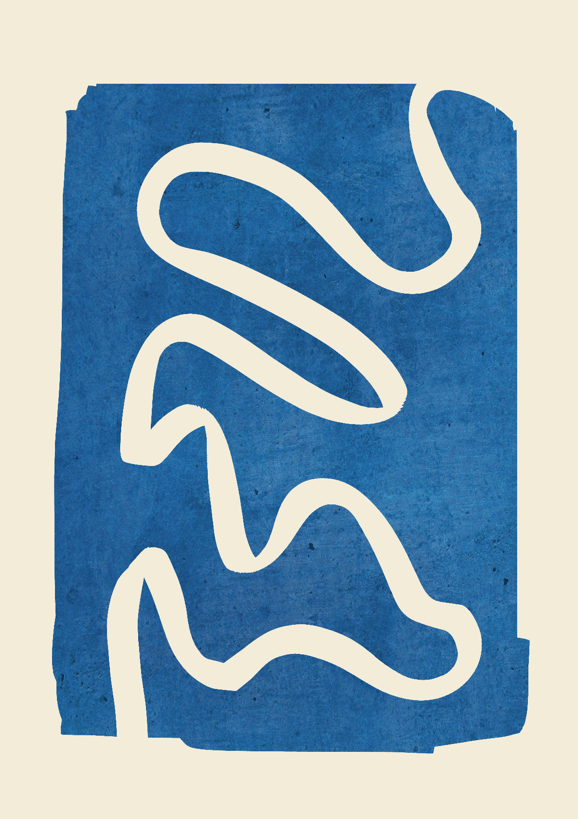 abstract minimal 31-Blue