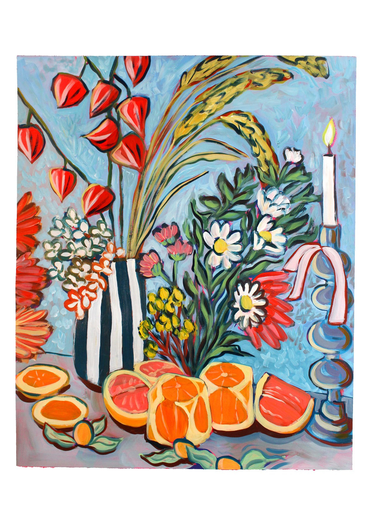 Oranges and Flowers