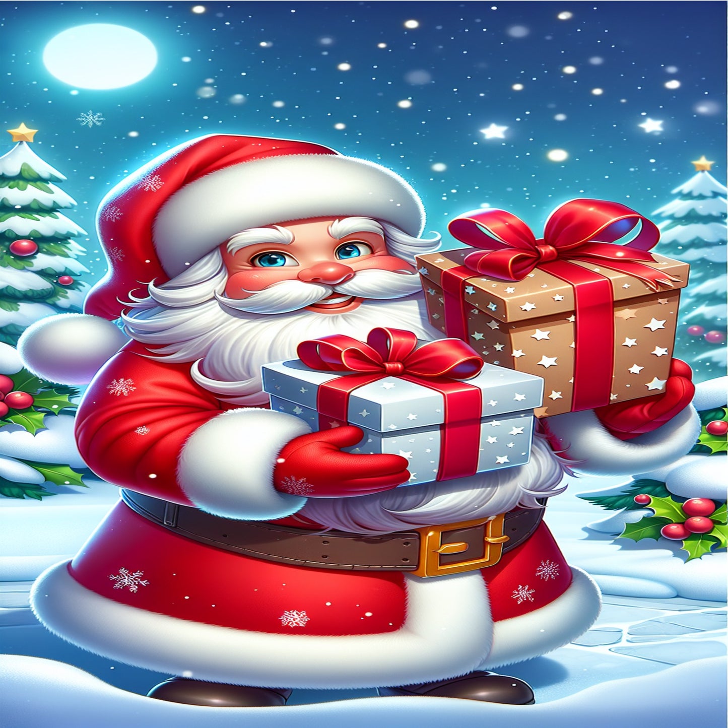 Santa Claus with Gifts