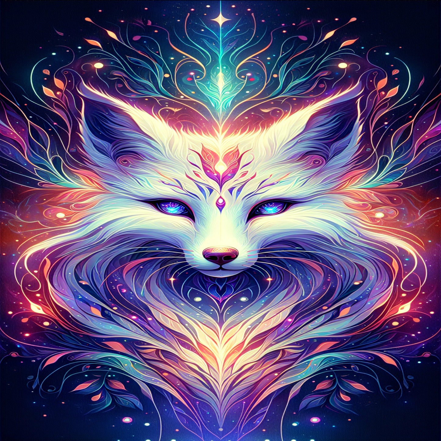 Mystical White Fox