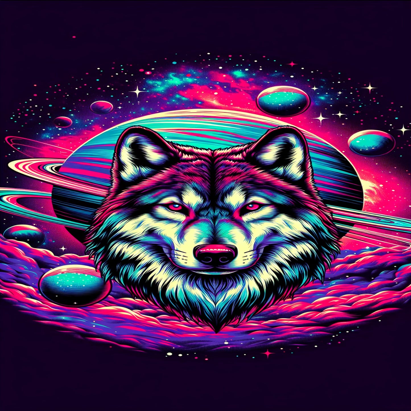 Wolf in galaxy
