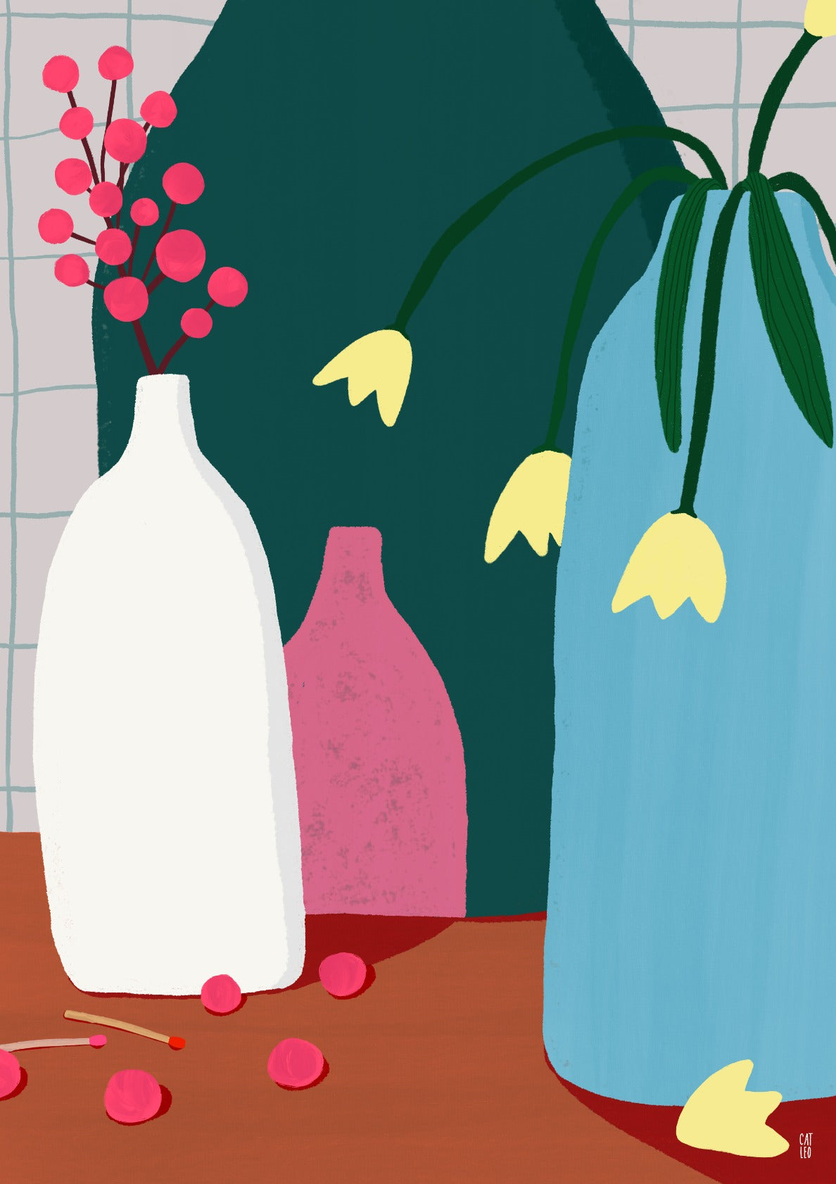 Botanical Spring Still Life