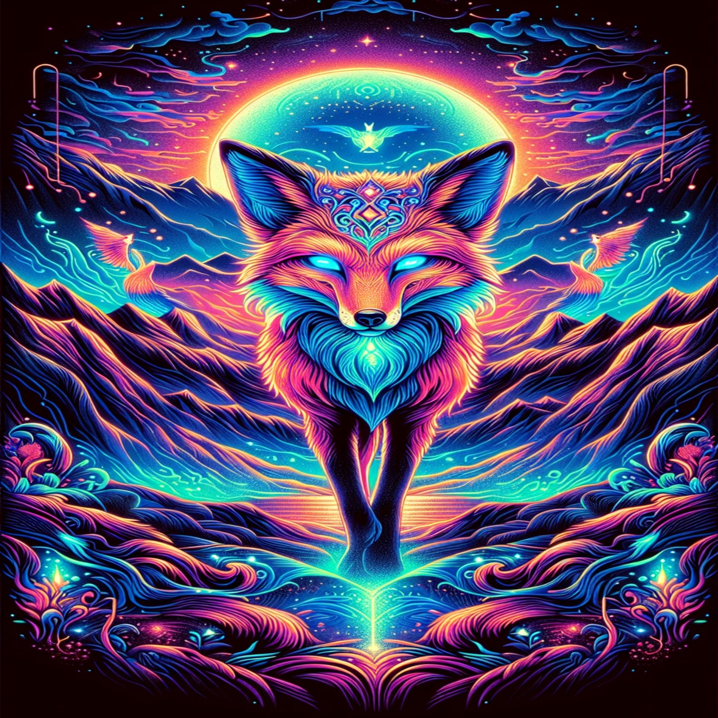 Bioluminescent fox