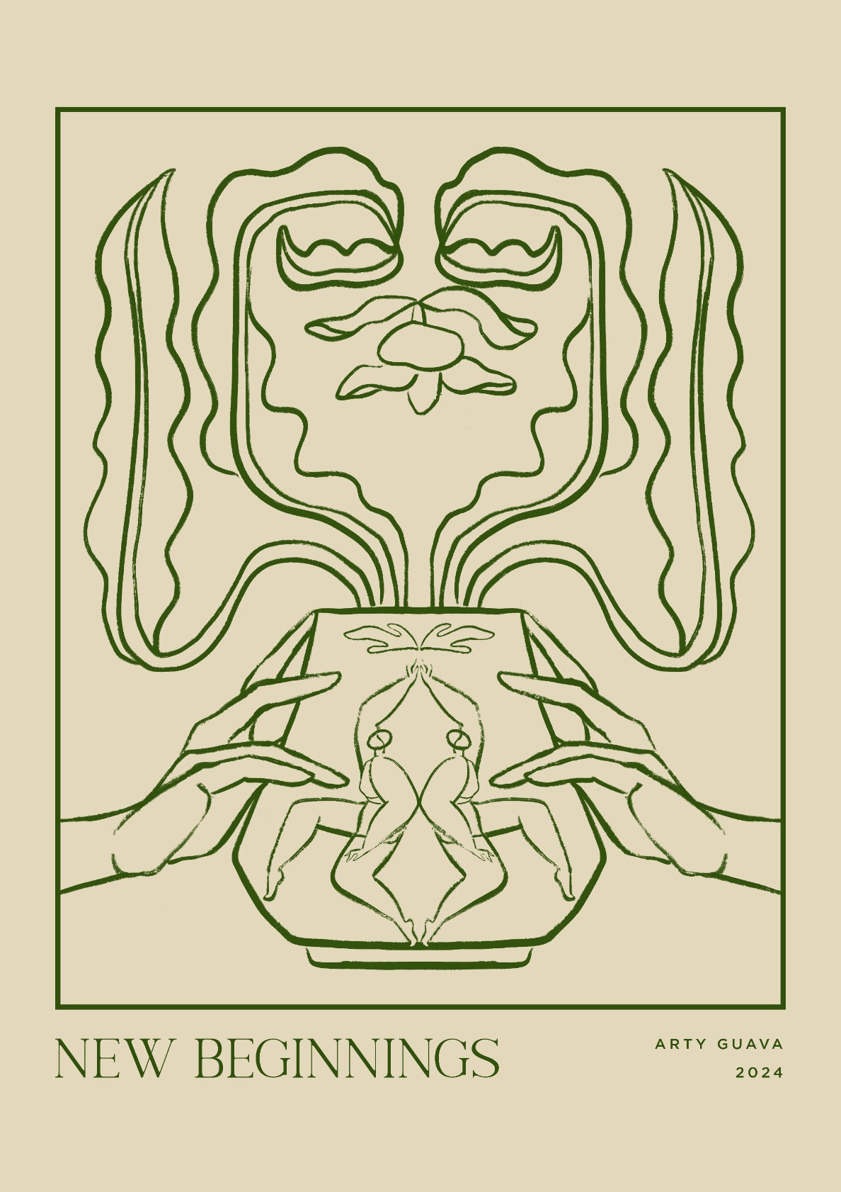 Vessel Collection : New Beginnings Line Art