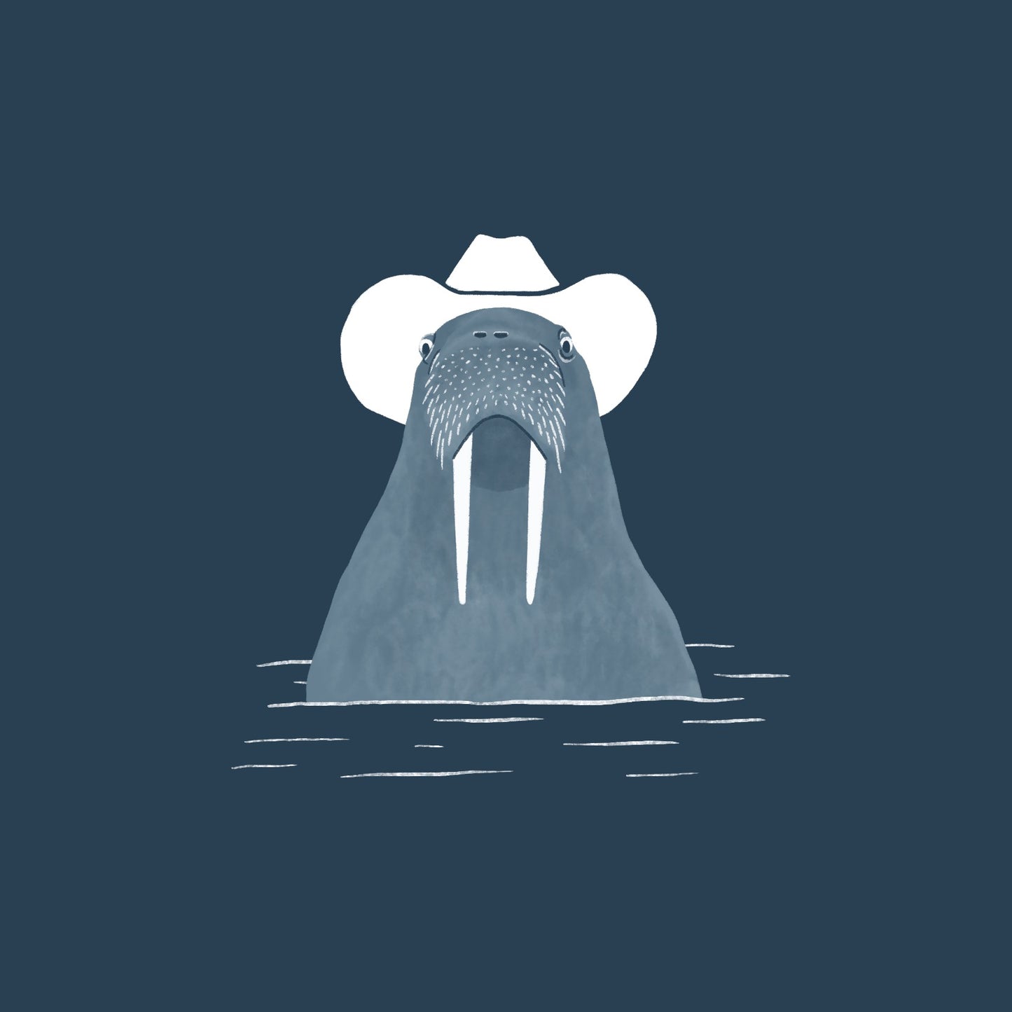 Eustace The Cowboy Walrus