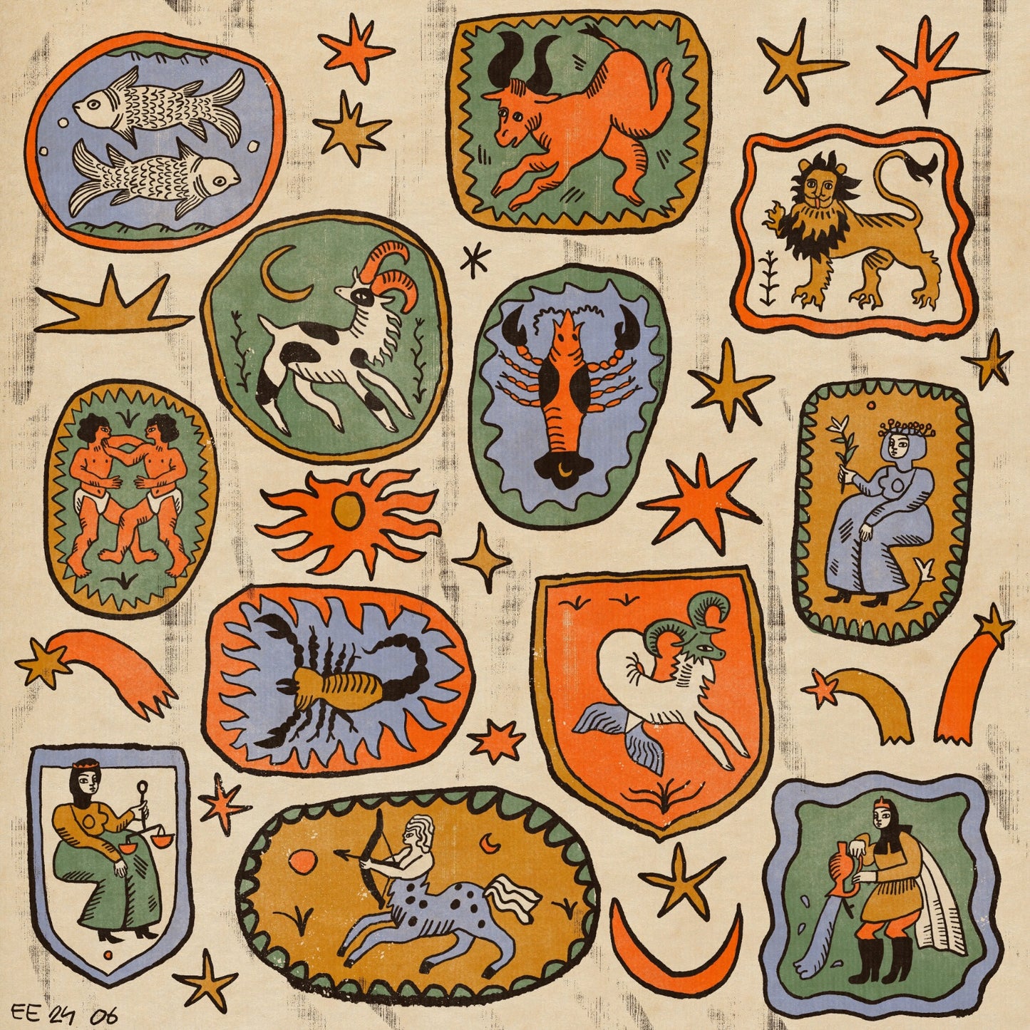 Medieval Zodiac