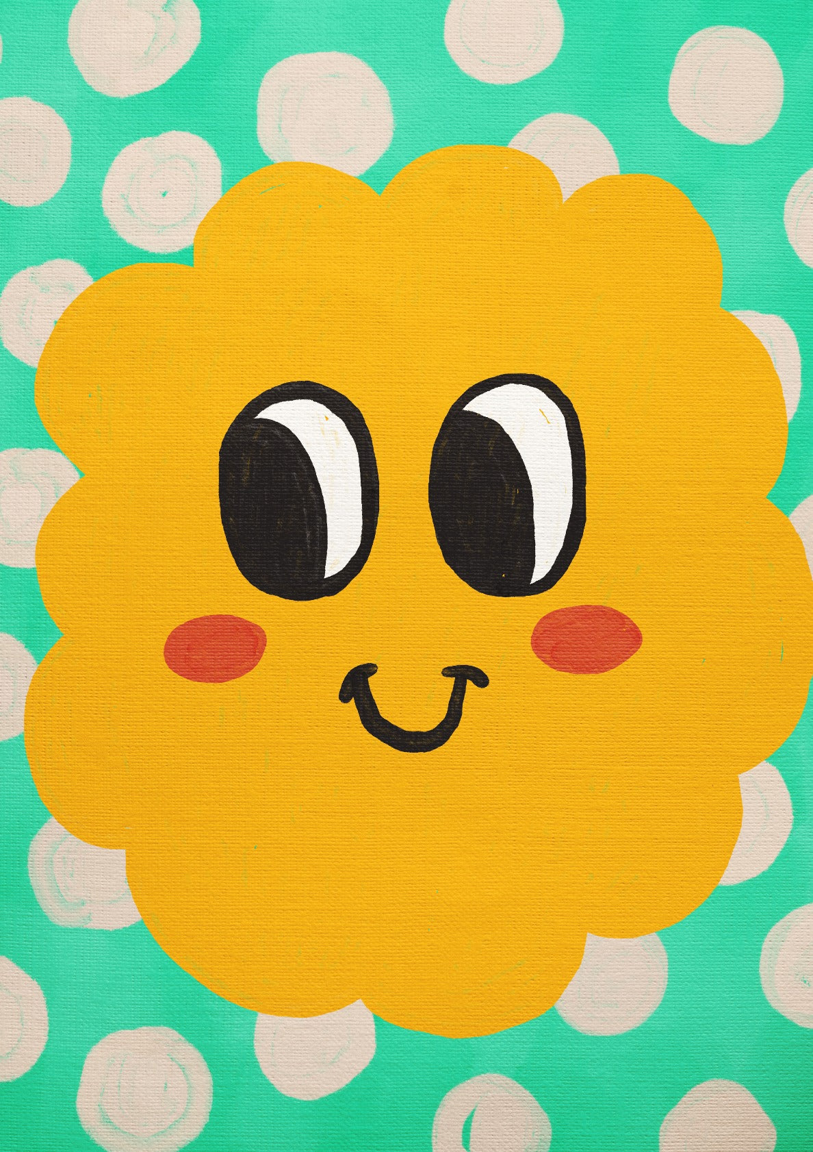Make It Smile - Cheerful Yellow Character