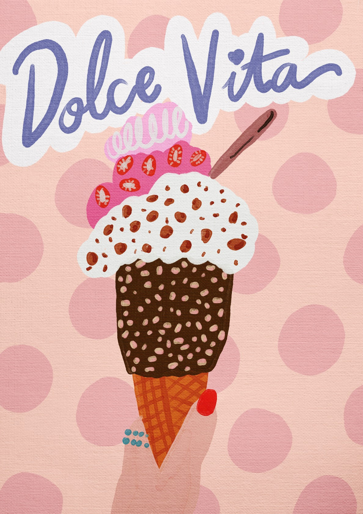 Dolce Vita Gelato Art Beige