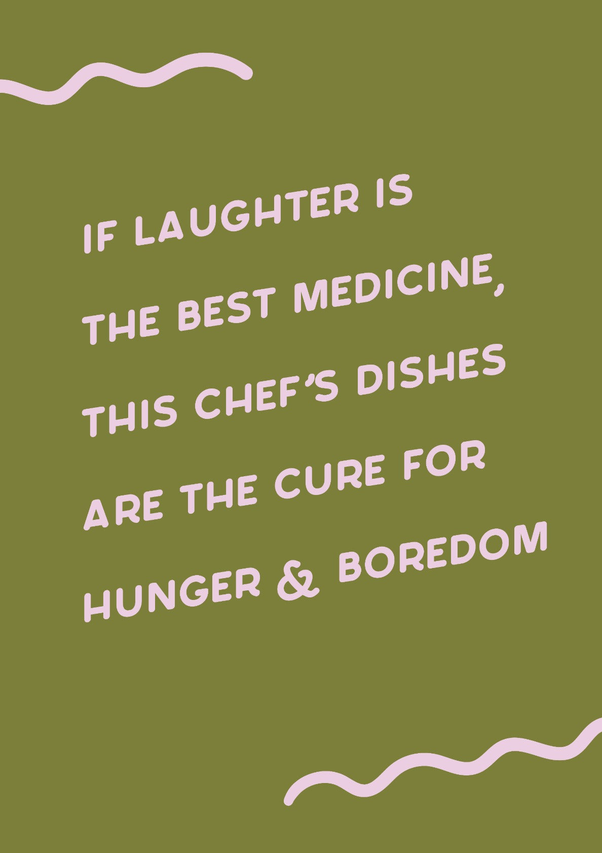 Funny Chef Quote Art