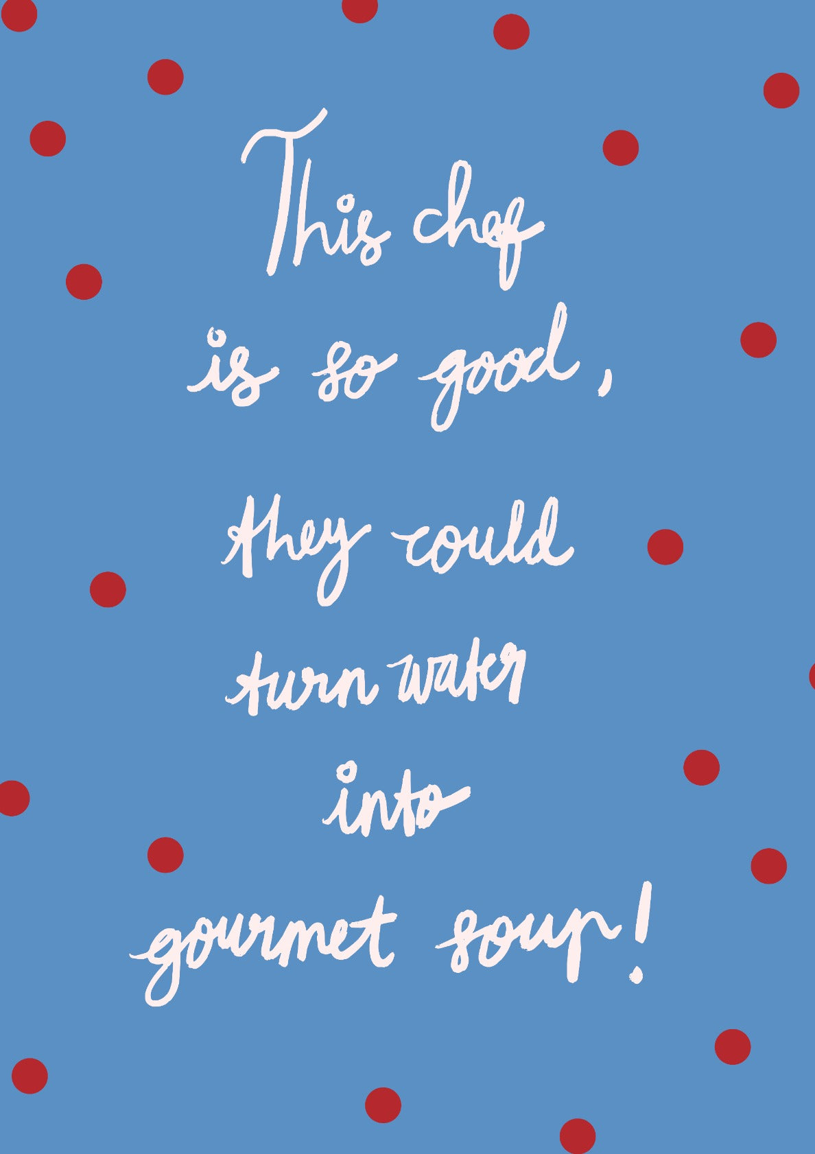 Funny Chef Quote Artwork