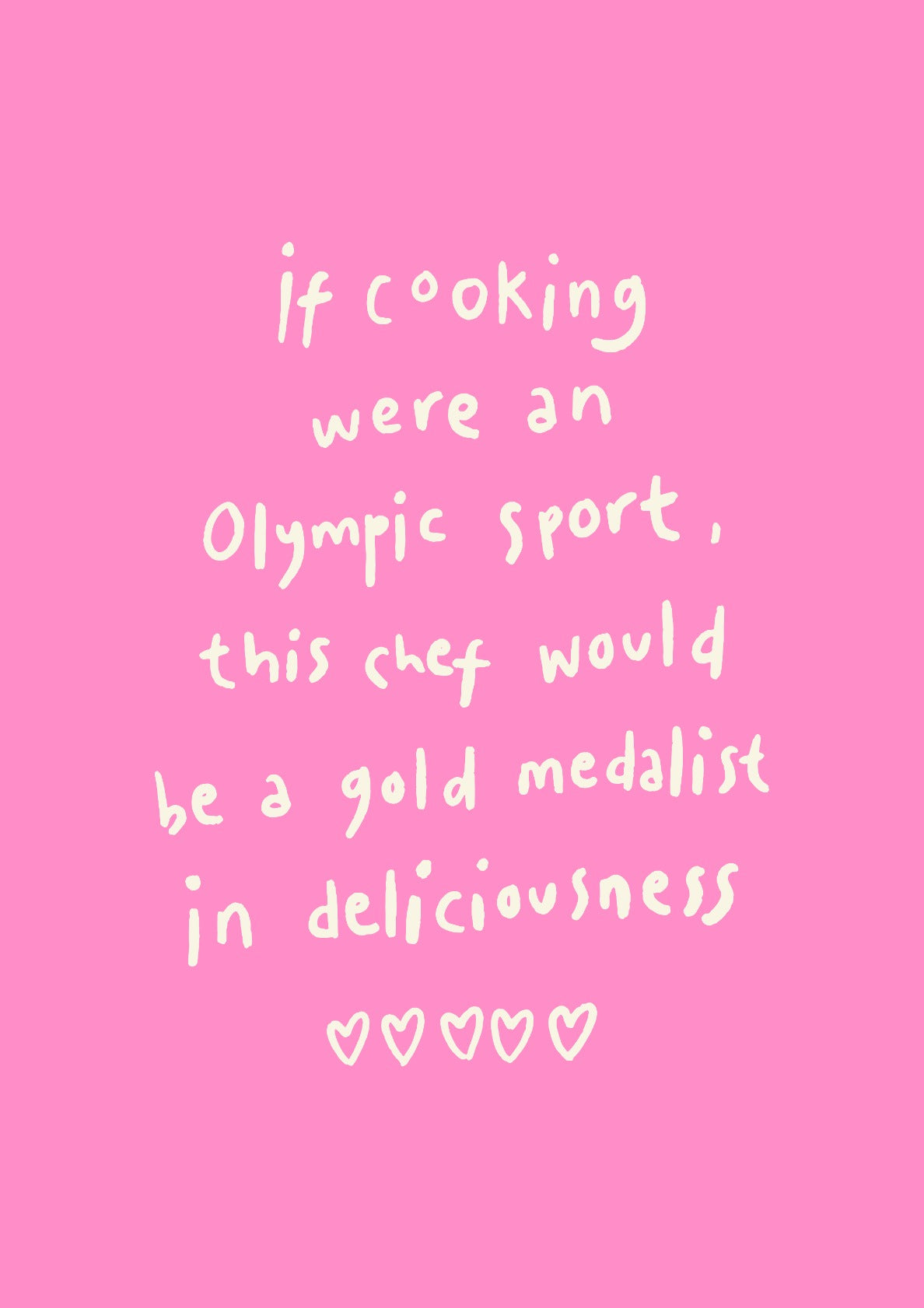 Gold Medalist Chef