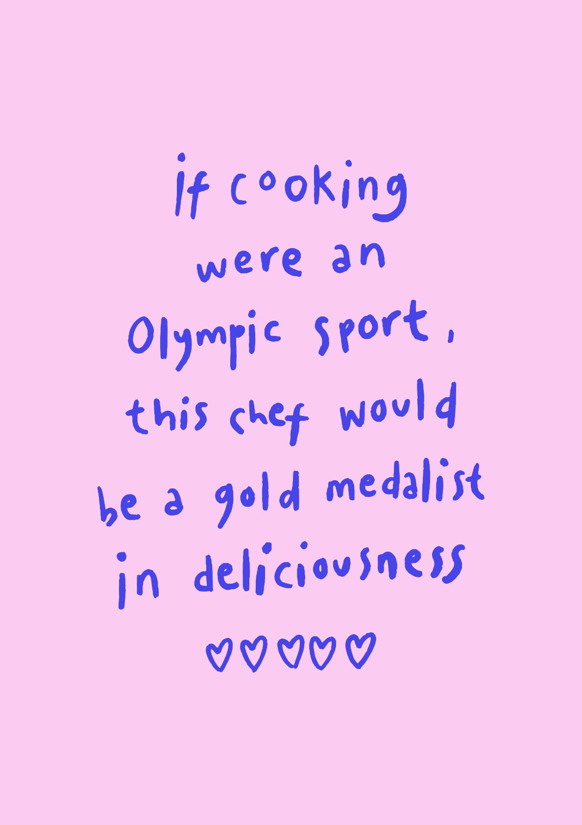 Gold Medalist Chef