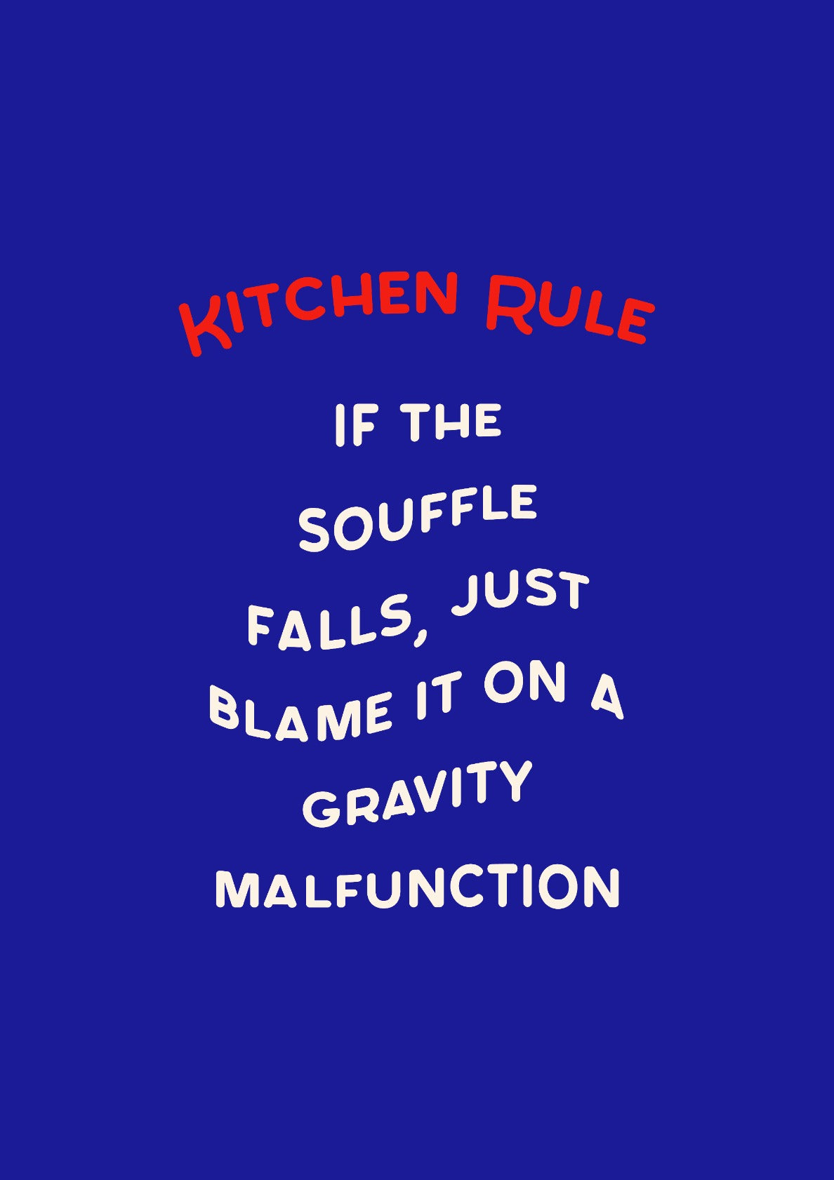 Kitchen Humor Wall Art