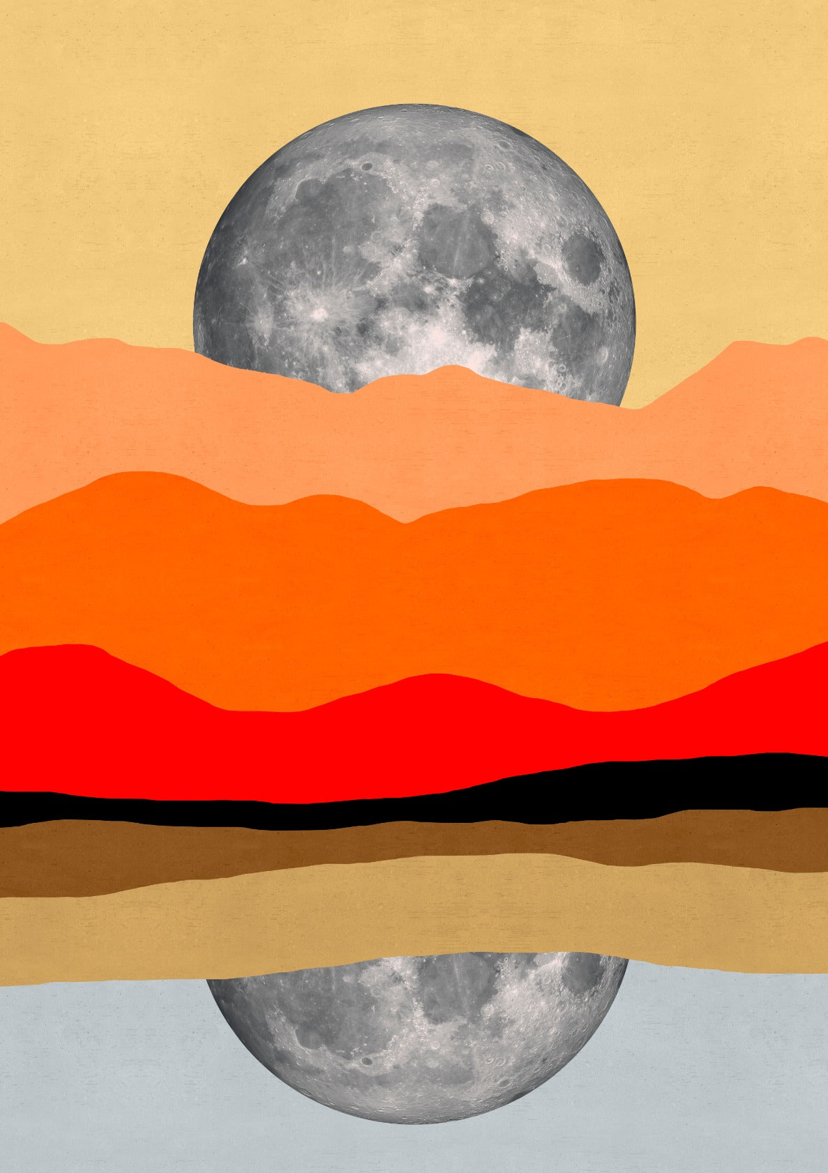 Surrealist landscape