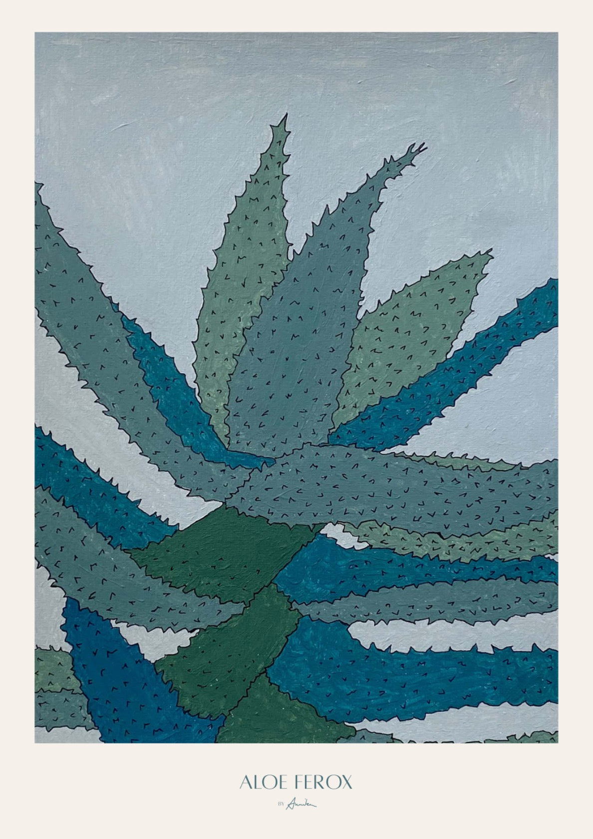 Aloe Ferox – Abstract Botanical Art