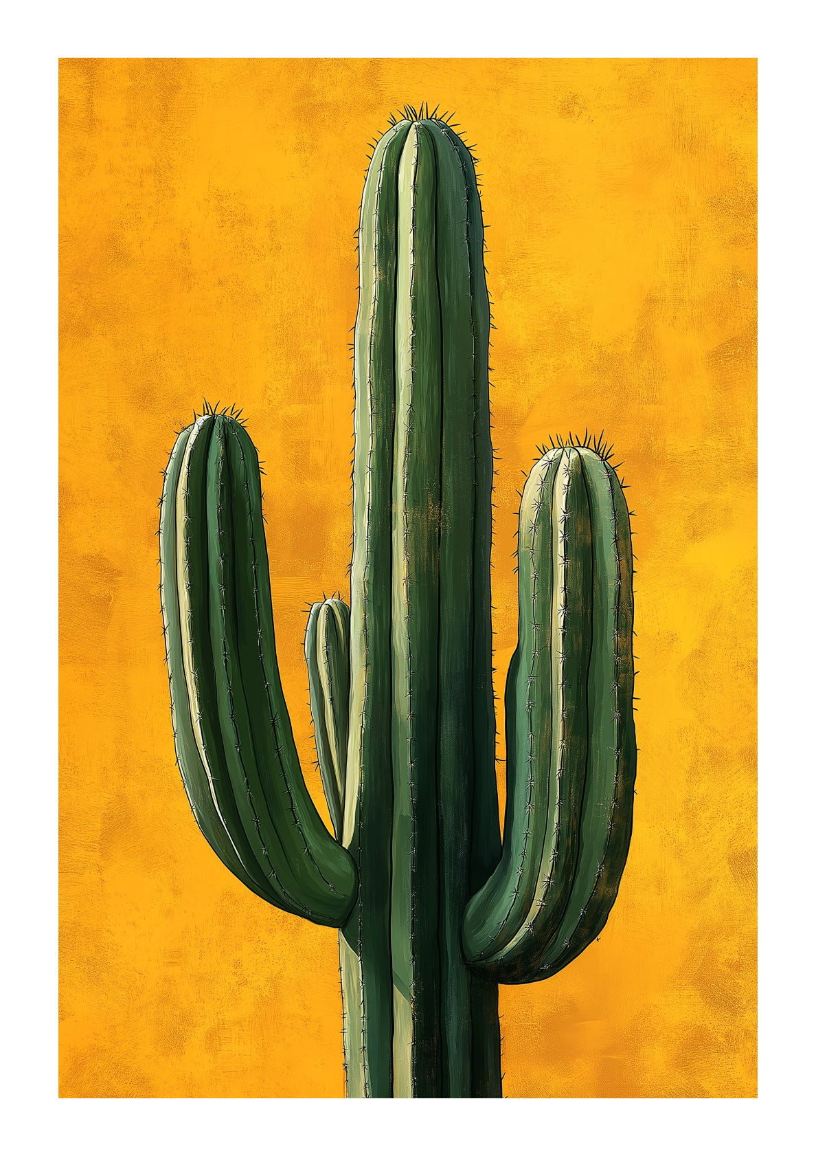 Desert Cactus Illustration