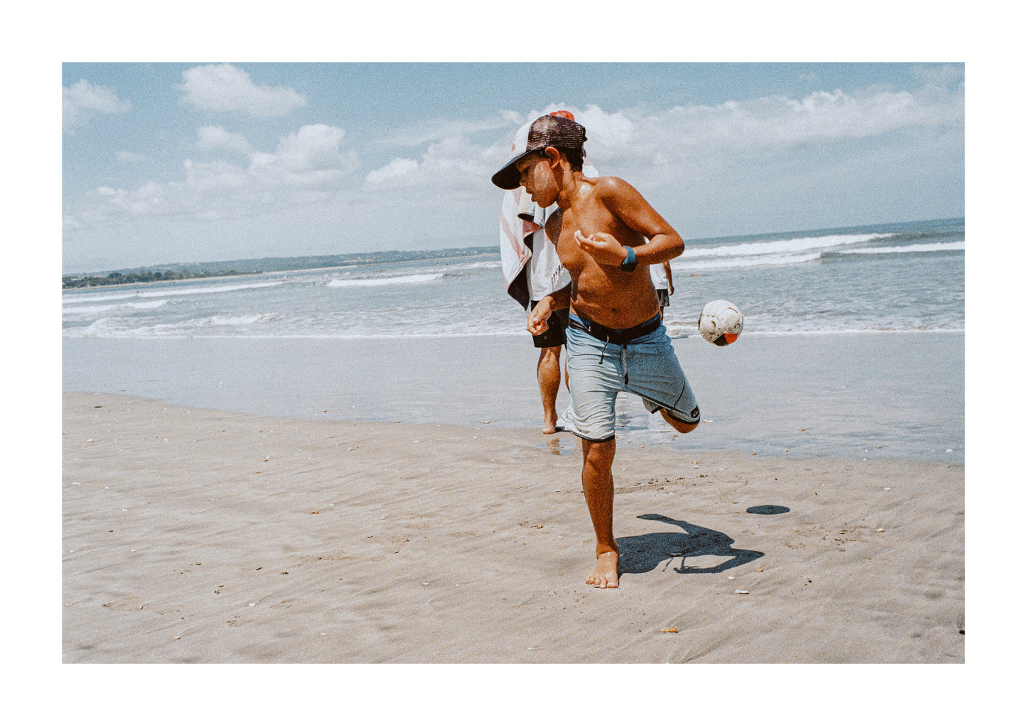 Foot at Kuta Beach Bali