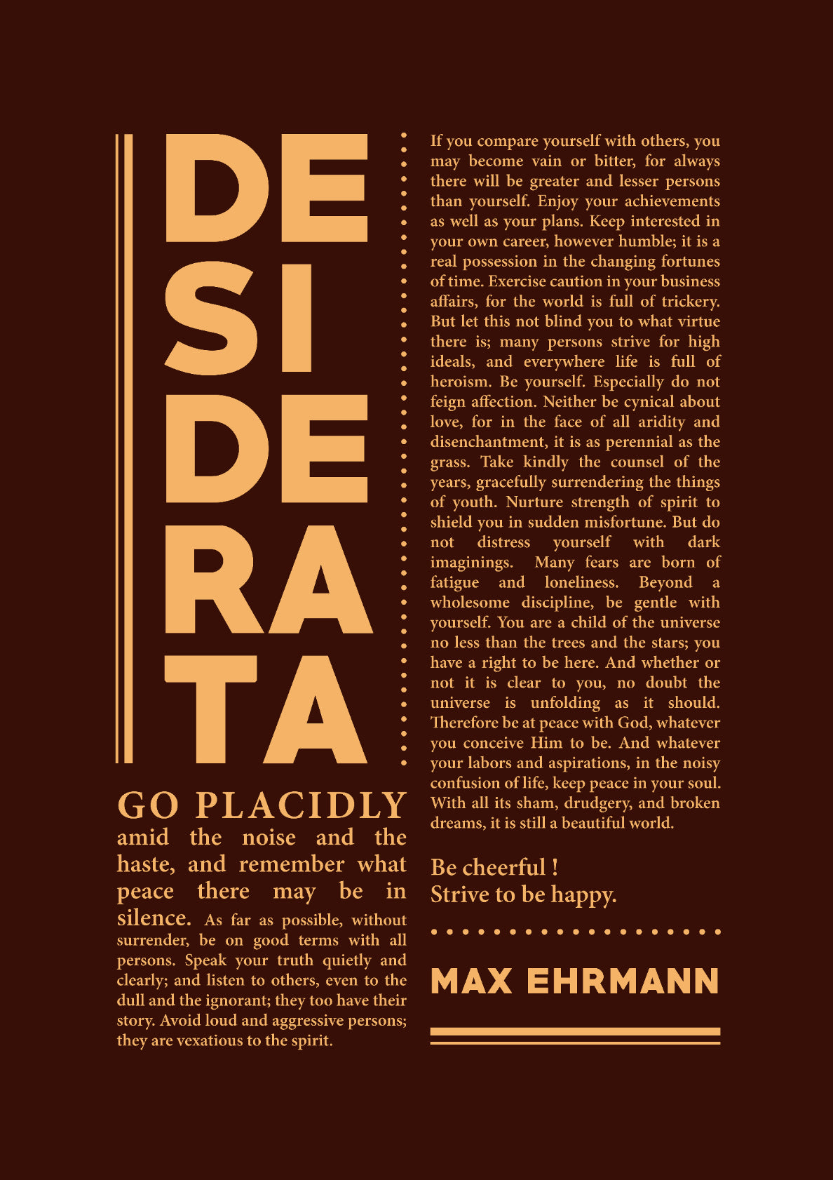 Desiderata 21