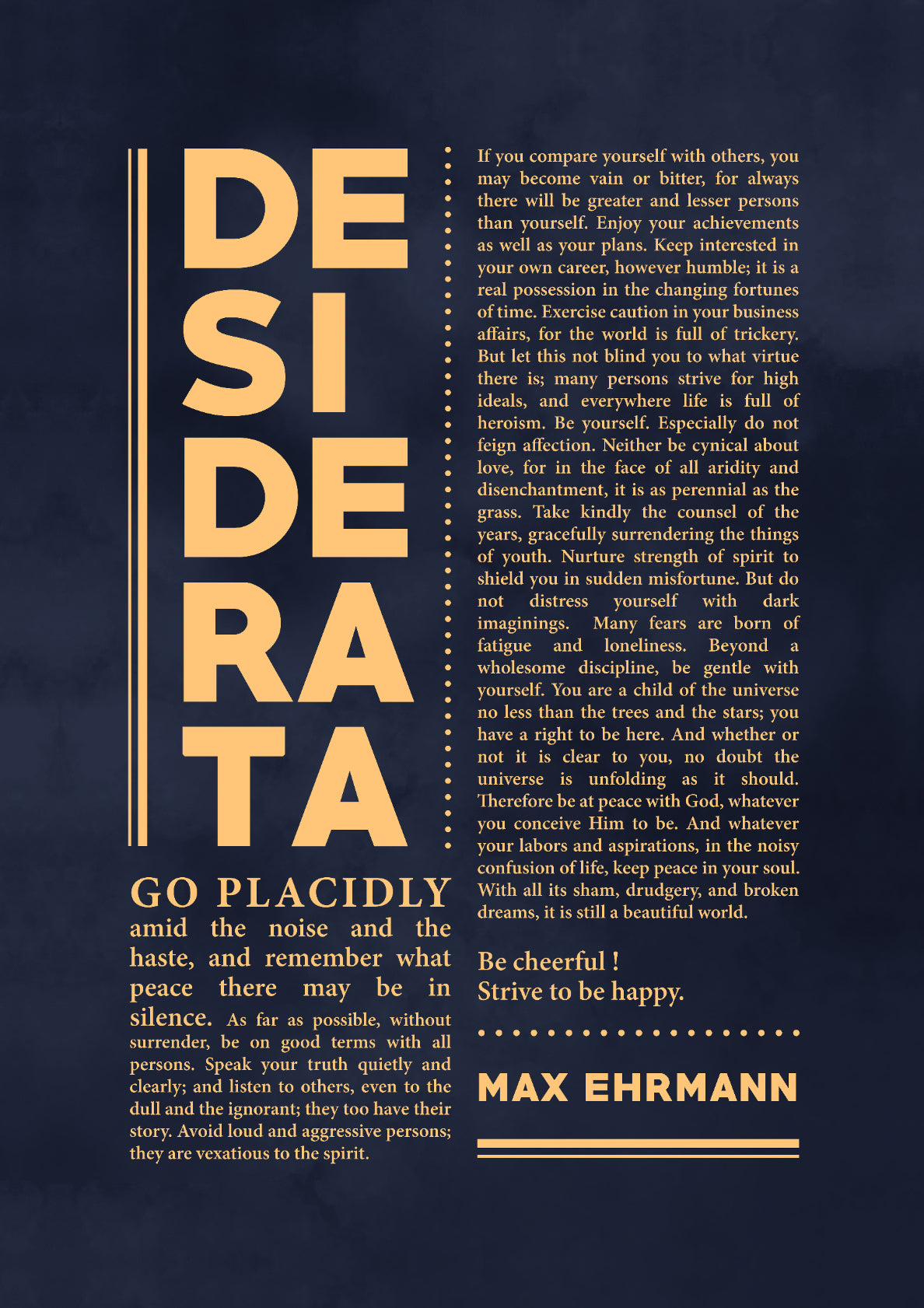 Desiderata 23