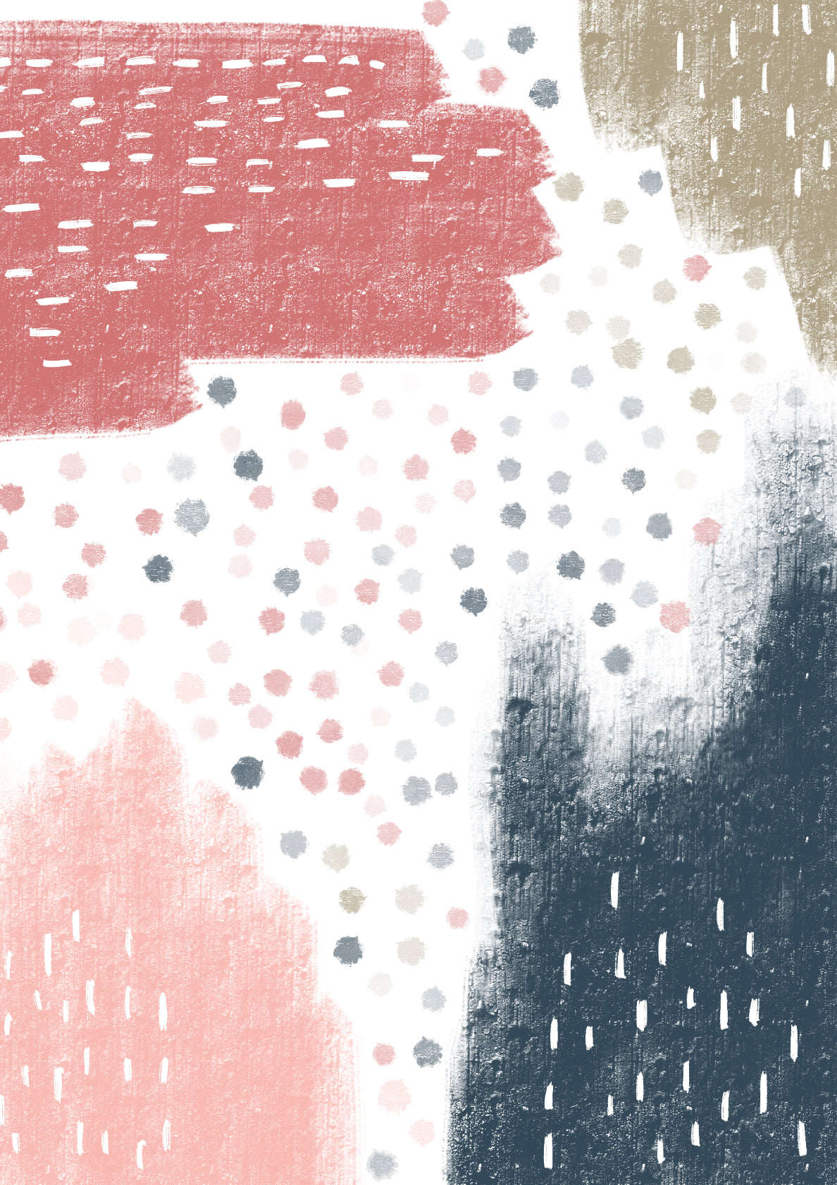 Abstract Brush Strokes