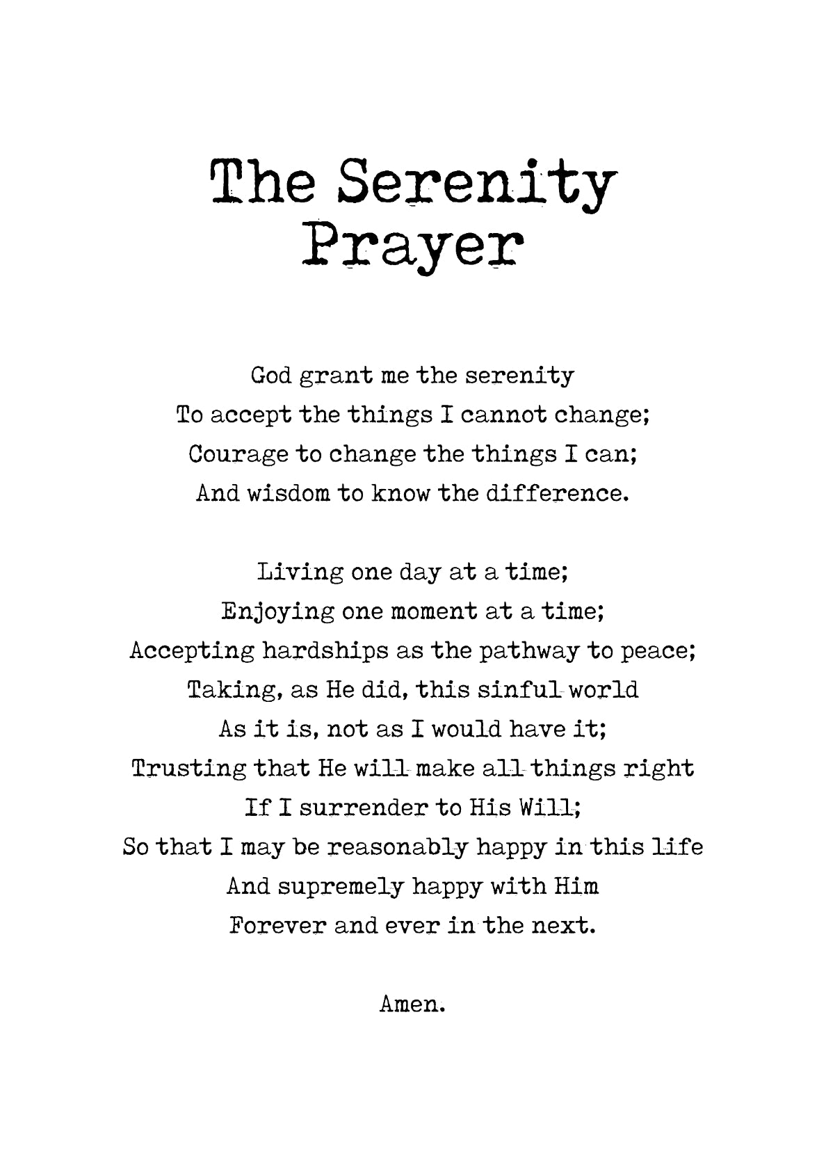 The Serenity Prayer 02