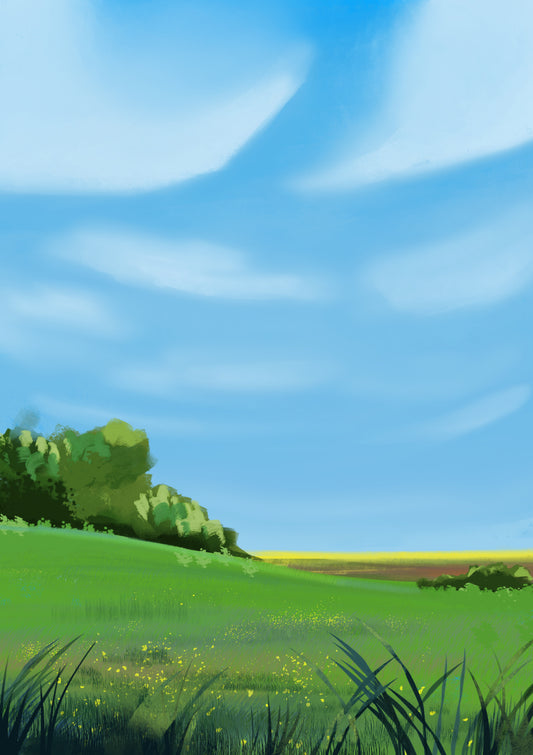 A Lazy Afternoon On The Meadow