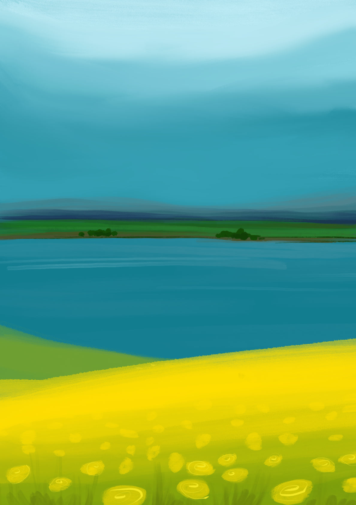 Beside The Blue Lake