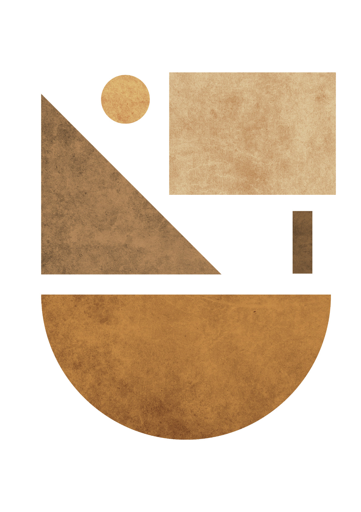 Geometric Harmony III - White