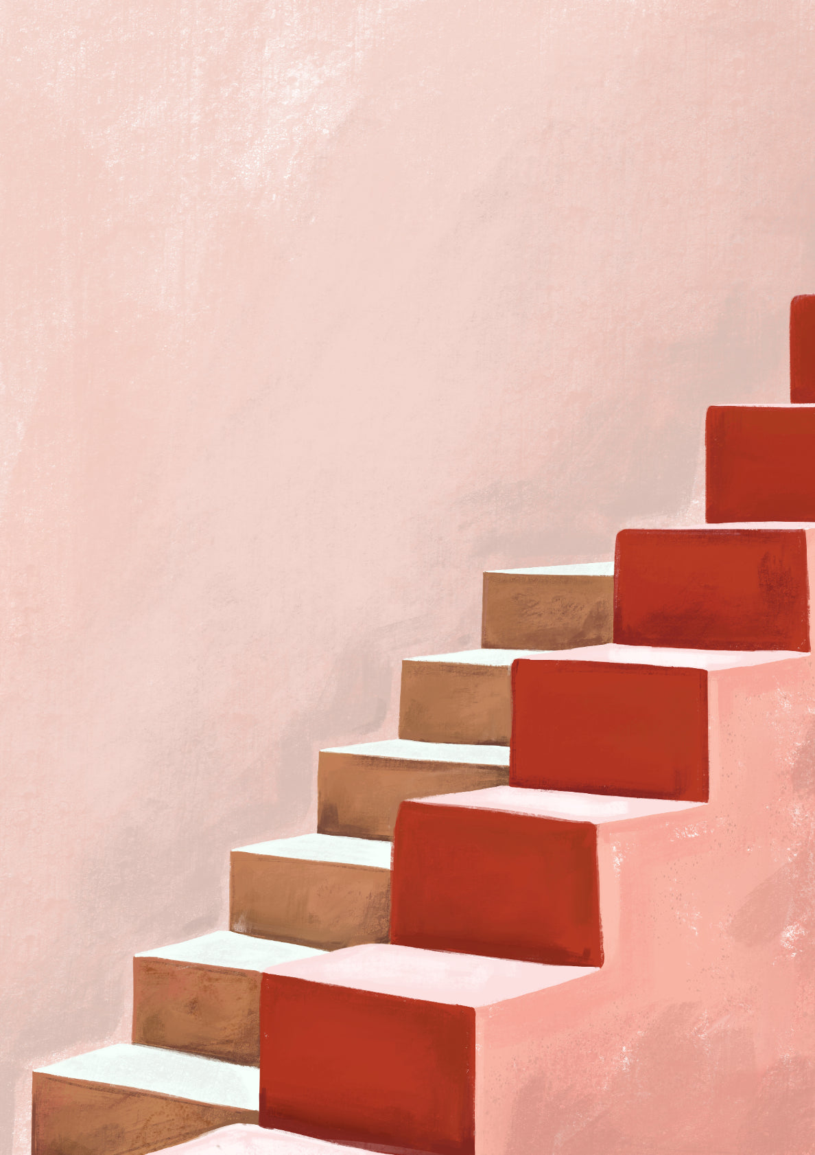 Stairs and Stories - Terracotta