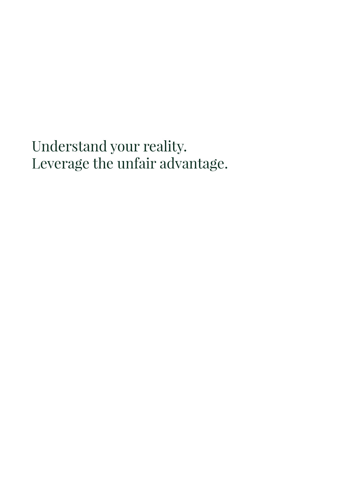 UNDERSTAND