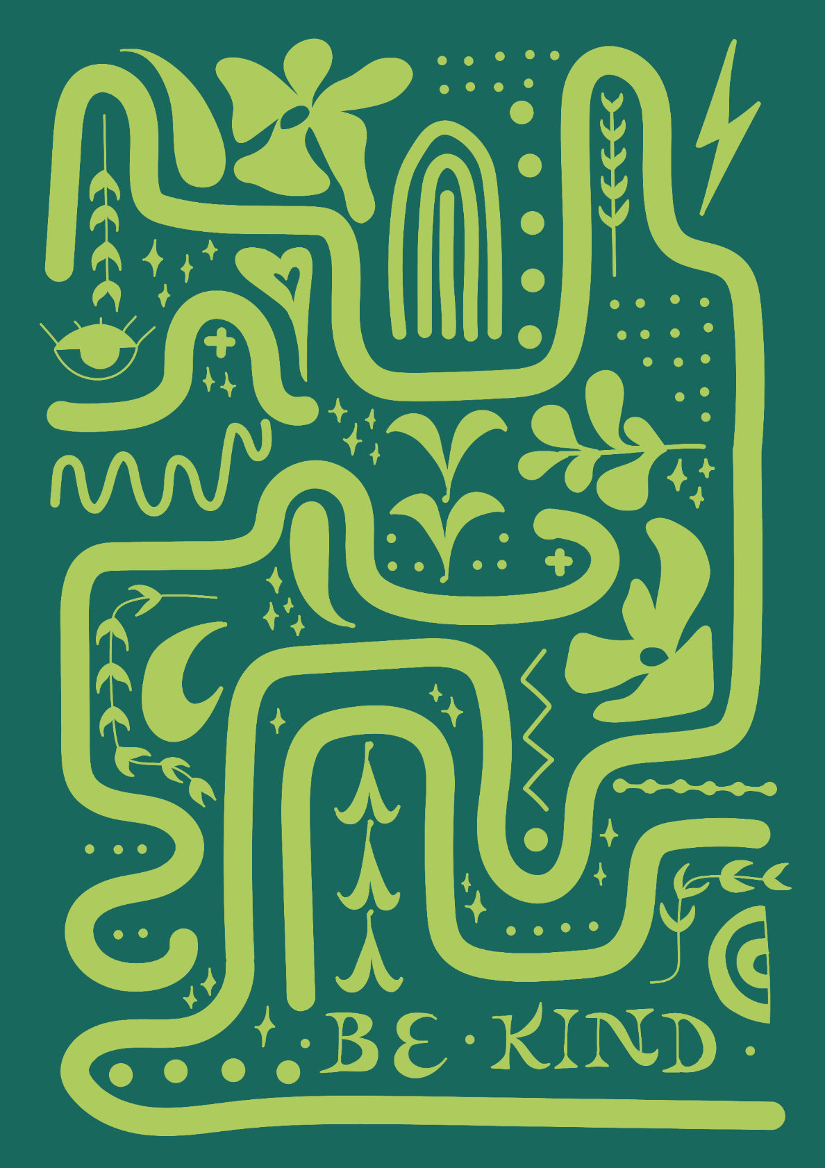 BE KIND green