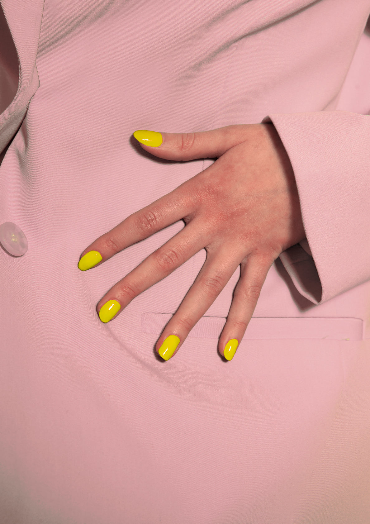 Boss Lady / Colourful painted nails and blazer / Pop art style photo print