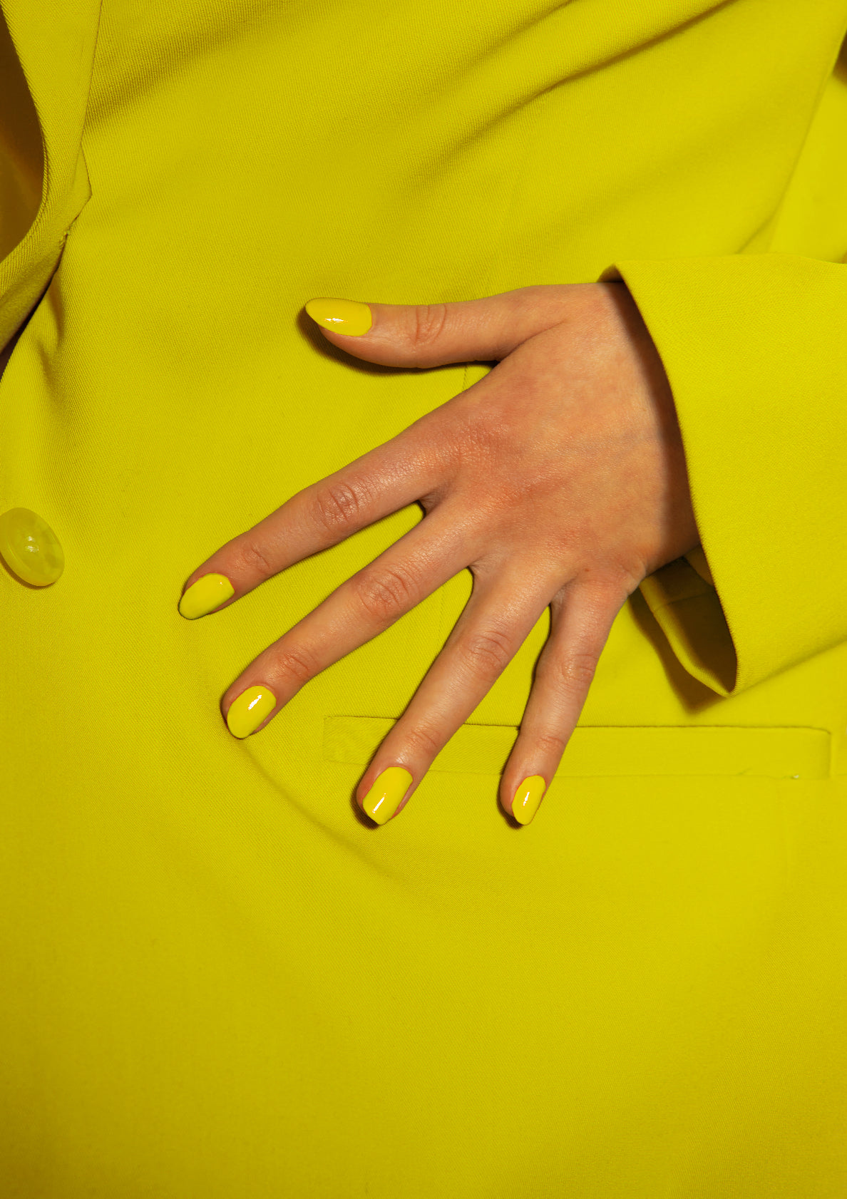 Boss Lady / Colourful painted nails and blazer / Pop art style photo print