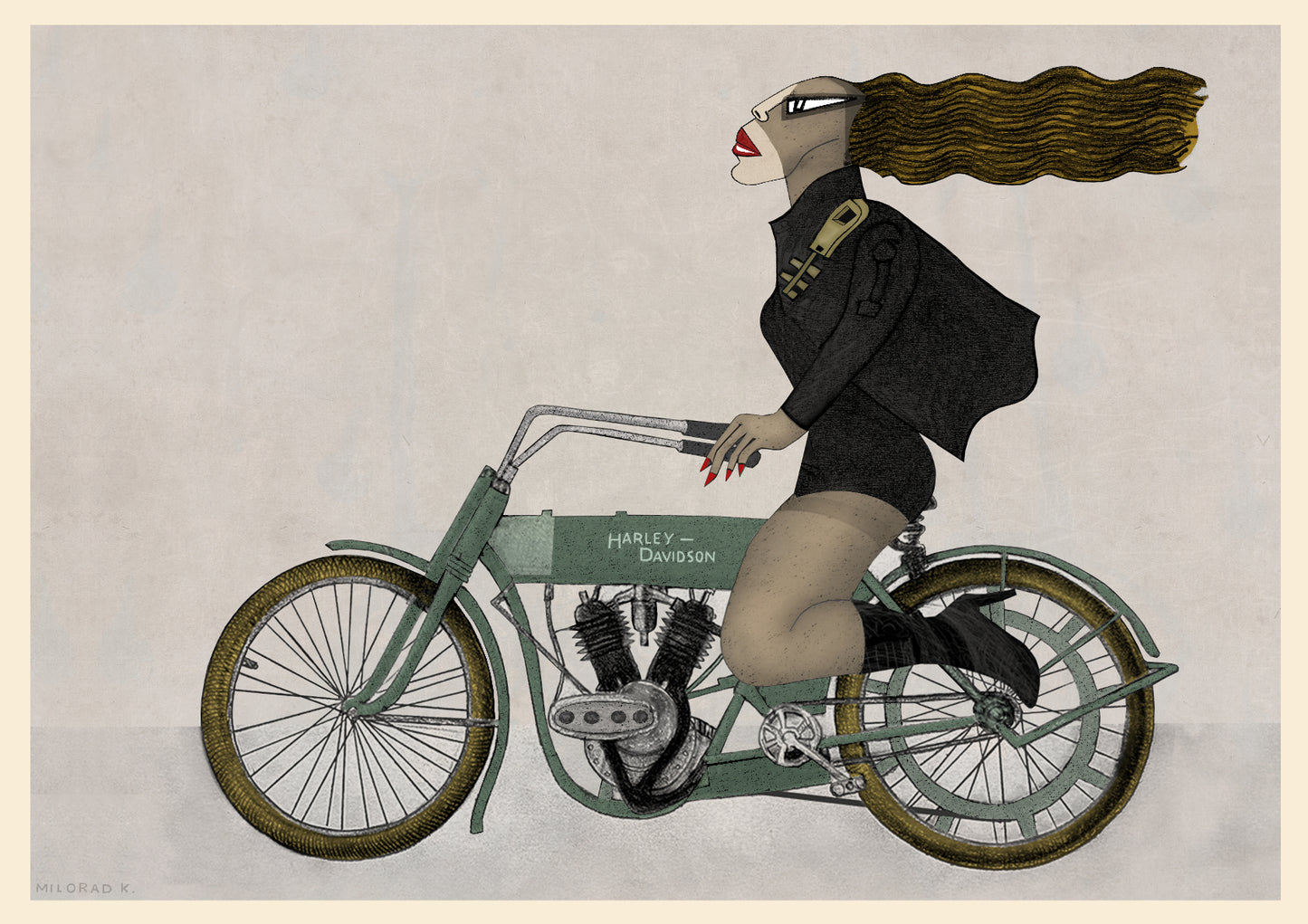 Harley Davidson Girl